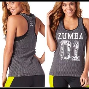 Team Zumba Back to Black Tank NWT (L)